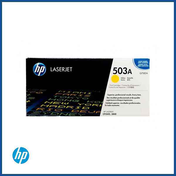 HP 503A (Q7582A) Yellow LaserJet Toner Cartridge